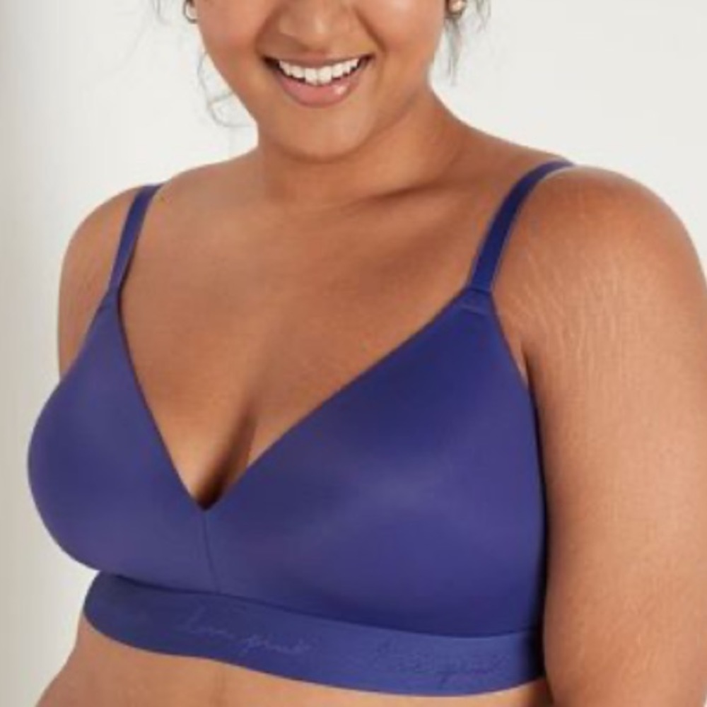 Pink Victoria’s Secret bra purple T-shirt bra 34A Smooth Lightly Lined Non Wired